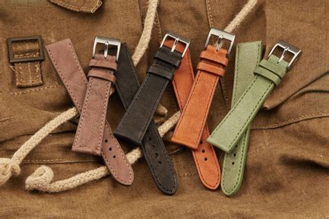 fake leather watch straps|best leather strap for watches.